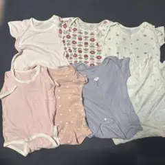 ベビー　肌着　7枚セット 女の子　半袖
