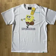 新品未使用　SPALDING スポンジボブ Tシャツ 160 ホワイトのサムネイル