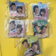 阪神タイガース　ガチャガチャ　ツーショットアクリルキーホルダー セット