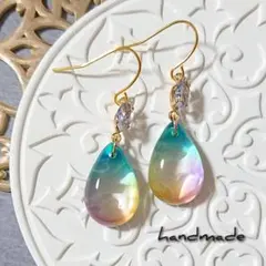 ≪125≫レジンピアス 450円