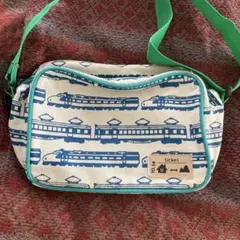 電車柄ショルダーバッグ
