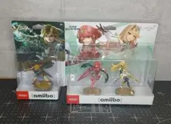 amiibo　ダブルセット　アミーボ　ホムラ　ヒカリ　&　リンク