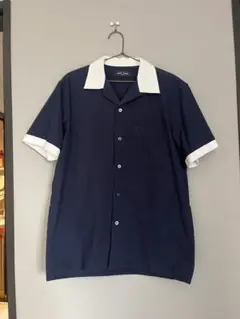 FRED PERRY 半袖シャツ ネイビー Sサイズ