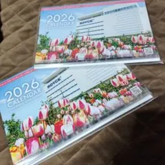 2026年 ROYCE' 壁掛けカレンダー★2冊セット★ロイズのサムネイル