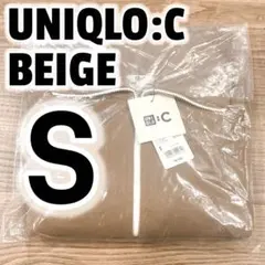 新品 UNIQLOC ユニクロC ミラノリブフルジップカーディガン ベージュ S