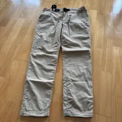 ベージュ パンツ ウエスト調整可能