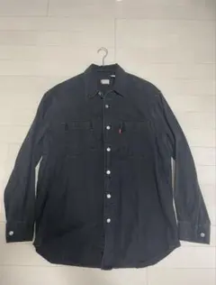 デニムシャツ ブラックシャツ