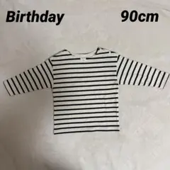 バースデイ futafuta DAILY LINE ストライプＴシャツ 90cm