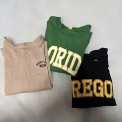 長袖カットソー 100サイズ ロンT３枚セット