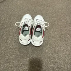 SPALDINGランニングシューズ ホワイト/レッド