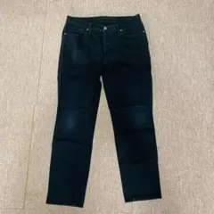 GU ストレッチスキニージーンズ　ブラック　31サイズ