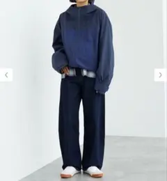 UNIQLO バギーカーブジーンズ size23 ダークグレイ