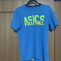 ASICS バレーボールシャツ 青