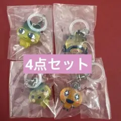 たまごっち めじるしアクセサリー３　まめっち　おやじっち　4点セット