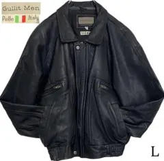 イタリア製 Gullit Men 短丈レザージャケット イタリア製 Gullit Men 短丈レザージャケット