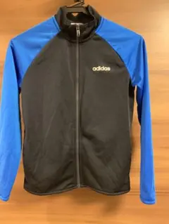 adidas ジャージ ジャケット J140 黒/青