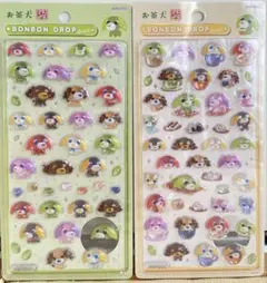 お茶犬 BONBON DROP シール 2枚セットのサムネイル