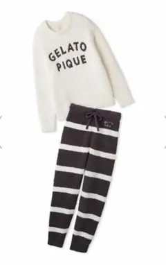 新品　パウダーロゴジャガードプルオーバー&ロングパンツセット