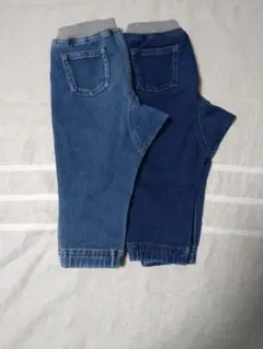無印良品 イージーパンツ/テーパードパンツ　90cm　③