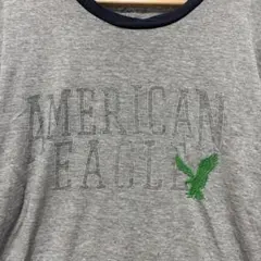 【古着】AMERICAN EAGLE グレー Tシャツ