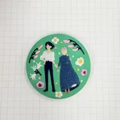 ジブリ ハウルの動く城 刺繍ブローチ 刺繍缶バッチのサムネイル
