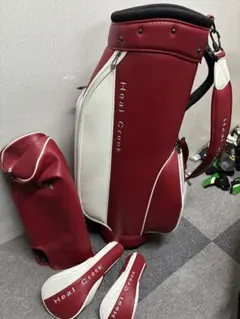 美品 高級 ヒールクリーク heal creek ヘッドカバー キャディバッグのサムネイル