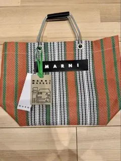 あーちゃん専用 MARNI MARKET マルニマーケットストライプバッグのサムネイル