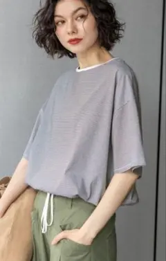 新品　niko and... サラットドロストワイドTシャツ Mサイズのサムネイル