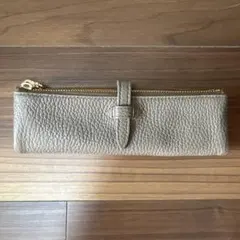土屋鞄トーンオイルヌメ ロールペンケース / シェードウォームグレー