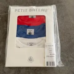 新品　プチバトー　3枚セット　ロンパース　ベビー　70cm　12M　男の子　半袖