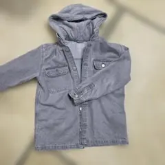 GAP グレー フード付きジャケット Ssize 160cm