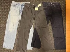 UNIQLO ストレートジーンズ3本セット