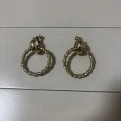vintage風 古物 イヤリング リング
