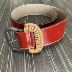 Llife LEATHER CHAIN BELT（SCARLET） - メルカリ