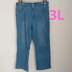 しまむら　hinaストレートデニムパンツ　3L
