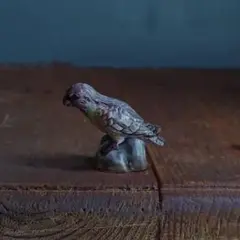 ビンテージフェーブ 世界の鳥④ フランス雑貨ガレット置物陶器