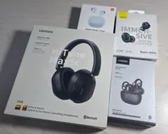 【美品】UGREEN Xiaomi ワイヤレスイヤホン＆ヘッドホン 4点セットのサムネイル
