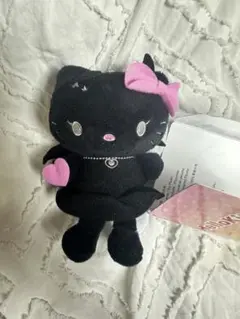 Hello Kitty ぬいぐるみ 黒