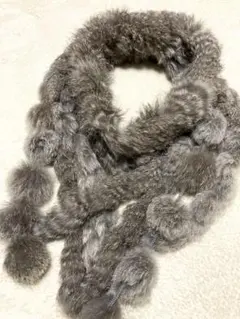 ラビットファー ストール マフラー