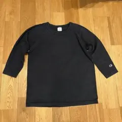 チャンピオン　T1011 七分袖Tシャツ　ブラック　Mのサムネイル