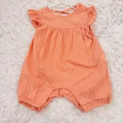 First Closet 綿100% ロンパース コーラル 80のサムネイル