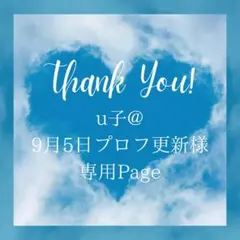 u子@9月5日プロフ更新様 リクエスト 3点 まとめ商品