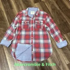 【Abercrombie & Fitch 】ダブルガーゼチェック柄シャツ y2k