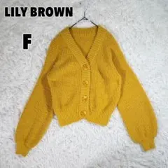 ♥LILY BROWN♥ リリーブラウン シャギーニットカーディガン