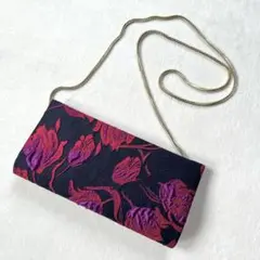 GRACE CONTINENTAL チューリップジャガードバッグ 刺繍 クラッチ