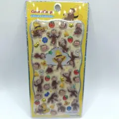 プチドロップステッカー　おさるのジョージ