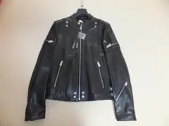 美品✨ディーゼル 2wayラムレザージャケット　黒　ロゴプレート　中綿　ショート 2025年最新】DIESEL カラー：ブラック系 シングルライダースの