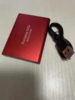 ポータブルSSD 8TB USB 3.1 レッド