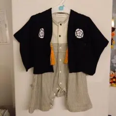 047 ベビー袴ロンパース　70センチ