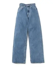 MOUSSY WIDE STRAIGHT デニムパンツ ブルー 24のサムネイル